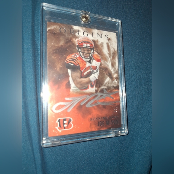 Joe Mixon rookie auto silver auto